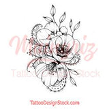 Poopy linework tattoo design high resolution download