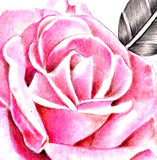 Precious stone with sexy realistic rose  tattoo design high resolution download