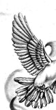 10 x Realistic dove tattoo design high resolution download