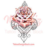 sexy oriental mandalas roses half sleeve sexy girls tattoo ideas