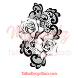 selection of thousands sexy roses tattoo designs created by artist