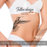 Realistic colibri  design download high resolution download
