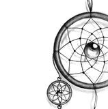 Realistic leg dreamcatcher  tattoo design high resolution download