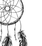 Realistic dreamcatcher sexy tattoo design high resolution download