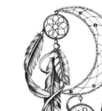 Realistic dreamcatcher tattoo desgin high resolution download