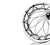Realistic dreamcatcher  tattoo design high resolution download
