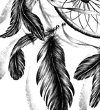 Realistic dreamcatcher with rubbon tattoo design high resolution download