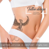 Realistic phoenix design download high resolution download