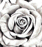 Realistic rose with emerald tattoo design high resolution download