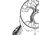 Realistic sexy dreamcatcher tattoo design high resolution download