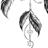 Realistic sexy dreamcatcher tattoo design high resolution download