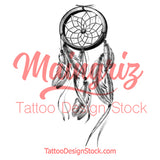 Realistic sexy dreamcatcher tattoo design high resolution download
