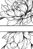 Sexy peony linework forearm tattoo design high resolution download