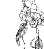 Sexy realistic dreamcatcher tattoo design high resolution download