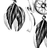 Sexy dreamcatcher  tattoo design high resolution download