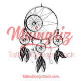 Sexy dreamcatcher  tattoo design high resolution download