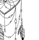 Realistic heart dreamcatcher tattoo design high resolution download
