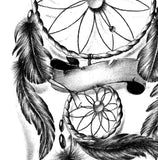 Sexy realistic dreamcatcher tattoo design high resolution download