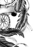 Sexy realistic dreamcatcher tattoo design high resolution download