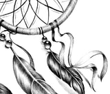 Sexy realistic dreamcatcher tattoo design high resolution download