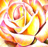 Sexy realistic rose with precious stone tattoo design high resolution download