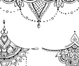 Mandala & lace under boob tattoo designs references created by tattoo artists