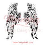 Wing tattoo design high resolution download