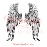 sexy wings tattoo ideas for back