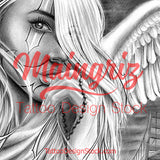 amazing angel chicano tattoo design digital download by tattoo artists