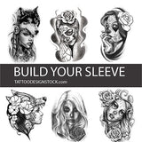 create your own sleeve tattoo designs  with build your sleeve pack