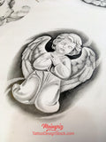 cherub tattoo design high resolution download by tattoodesignstock.com