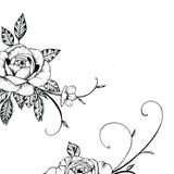 5 Roses side boobs tattoo design high resolution download