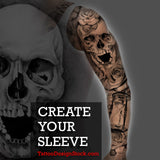 custom your own sleeve tattoo from scratch by tattoodesignstock