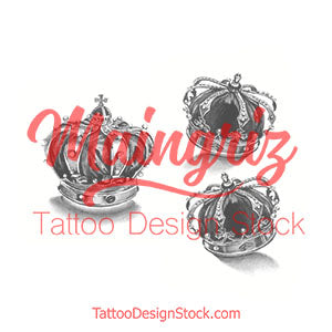 original crown tattoo design high resolution download