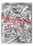 eyes chicano tattoo design digital download by tattoo artist