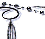 3 feathers with pearl tattoo design high resolution download