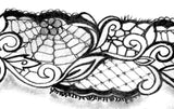 Gun in lace garter - download tattoo design #2