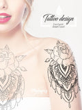sexy half sleeve mandala tattoo design 
