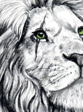 Realistic lion and owl tattoo design high resolution download