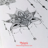 6 Lotus mandala - download tattoo design #1