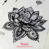 realistic lotus mandala tattoo design high resolution download