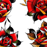 Neo tradional roses tattoo design high resolution download by tattoodesignstock.com