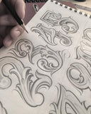 numbers for chicano sleeve tattoo design 