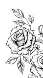 sexy roses sideboob tattoo design digital download by tattoo artist