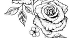 sexy roses sideboob tattoo design digital download by tattoo artist