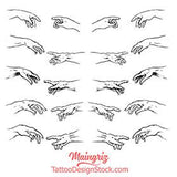 the creation of adam side boob tattoo design digital download