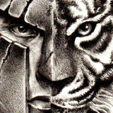 tiger and spartan tattoo design high resolution download